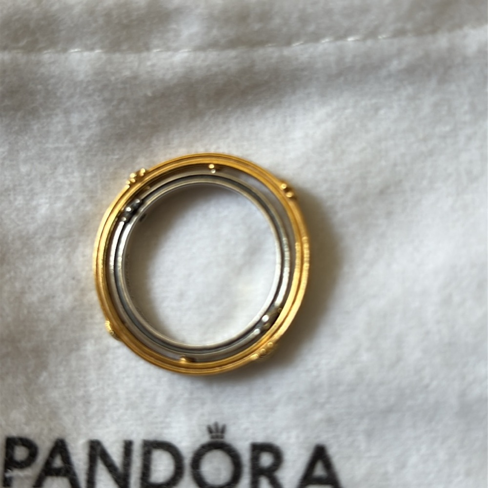 Pandora x Game of Thrones ring spinning astrolabe ring